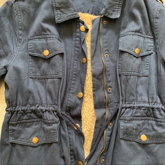 BRANDY MELVILLE Navy Blue Utility Jacket - Picture 3 of 5